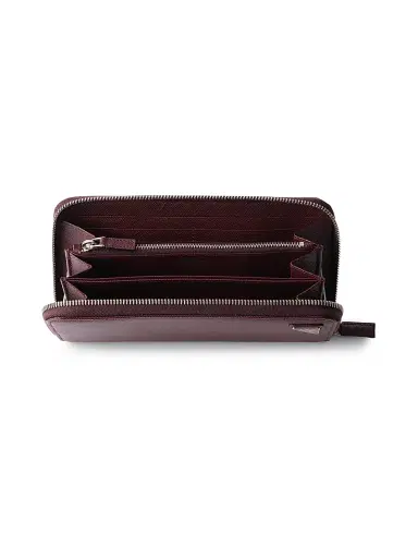 Prada Men's Saffiano Wallet - Dark Red | Thumbnail 4