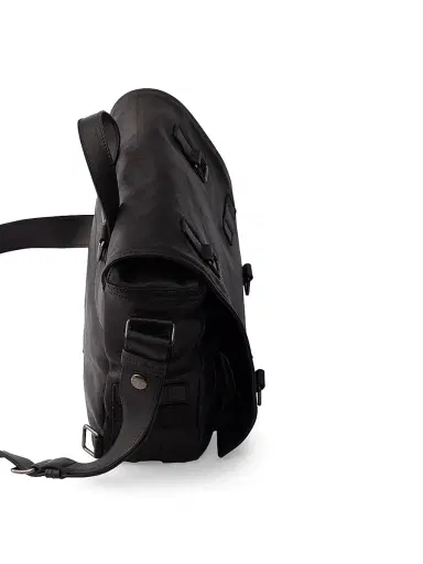 Prada Men's Leather Messenger Bag | Thumbnail 6 Prada Men's Leather Messenger Bag | Thumbnail 6