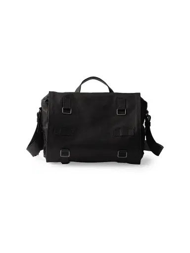 Prada Men's Leather Messenger Bag | Thumbnail 1 Prada Men's Leather Messenger Bag | Thumbnail 1