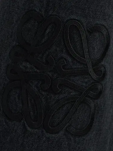 Loewe Women's Tonal Anagram Baggy Jeans | Thumbnail 7 Loewe Women's Tonal Anagram Baggy Jeans | Thumbnail 7