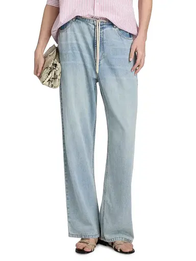 RAILS Women's Normandie Whiskered Wide-Leg Jeans - Sunkissed Blue - Size 14 | Thumbnail 3