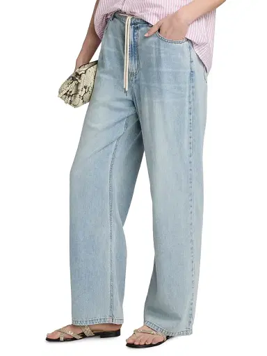 RAILS Women's Normandie Whiskered Wide-Leg Jeans - Sunkissed Blue - Size 14 | Thumbnail 4