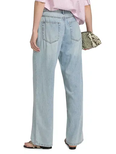 RAILS Women's Normandie Whiskered Wide-Leg Jeans - Sunkissed Blue - Size 14 | Thumbnail 5