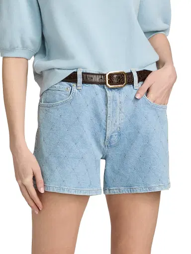 RAILS Women's Mesa Denim Shorts - Quilted Stud - Size 30 | Thumbnail 3