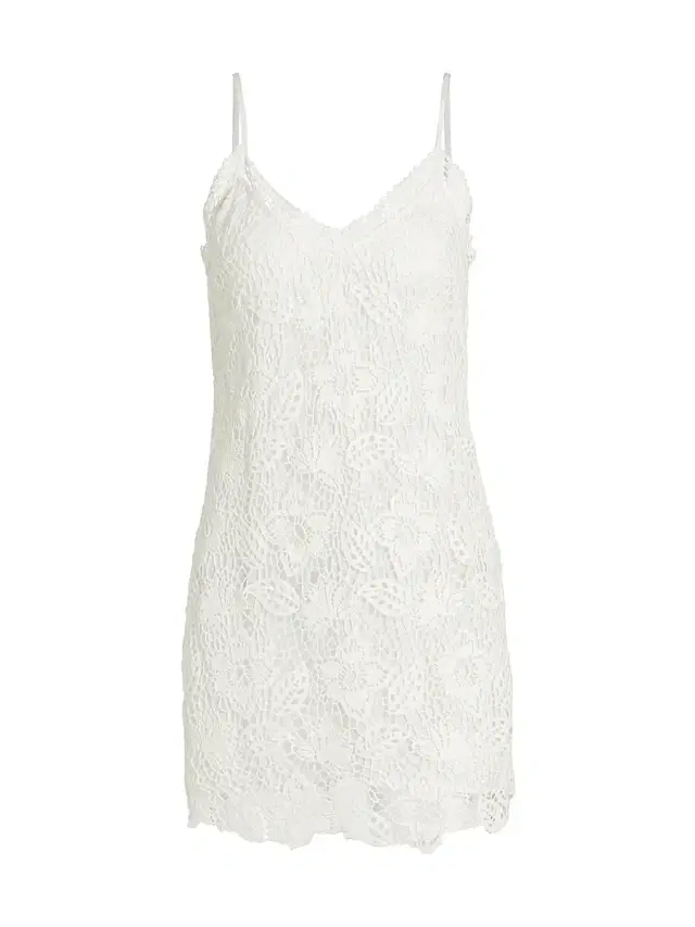 rag & bone Women's Aleah Crochet V-Neck Minidress -
