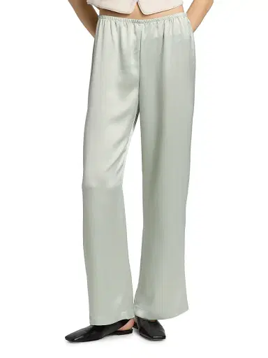 LESET Women's Barb Wide-Leg Pants - Watercress - Size XL | Thumbnail 3