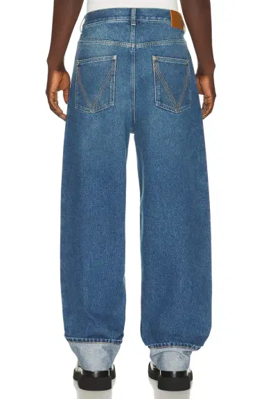 Bottega Veneta Turned Up Trousers Medium Indigo Washed | Thumbnail 3