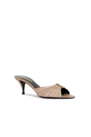 Saint Laurent Babylone Mule Sandal | Thumbnail 2 Saint Laurent Babylone Mule Sandal | Thumbnail 2