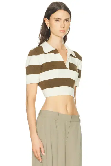 Monse Rope Laced Half Placket Knit Top | Thumbnail 3 Monse Rope Laced Half Placket Knit Top | Thumbnail 3