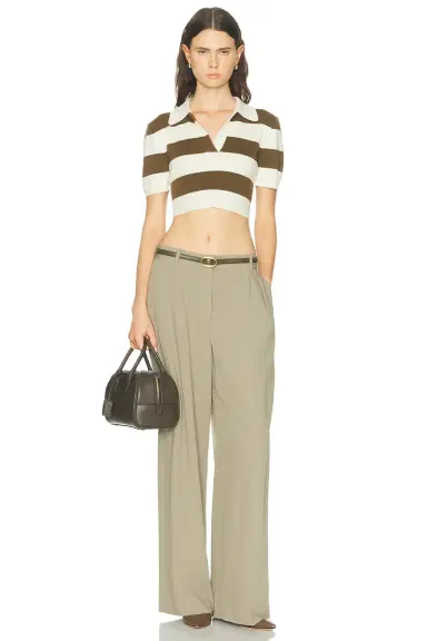 Monse Rope Laced Half Placket Knit Top | Thumbnail 5 Monse Rope Laced Half Placket Knit Top | Thumbnail 5