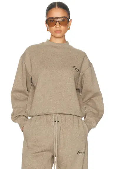 Fear of God Essentials Classic Crewneck Fleece Sweatshirt | Thumbnail 1