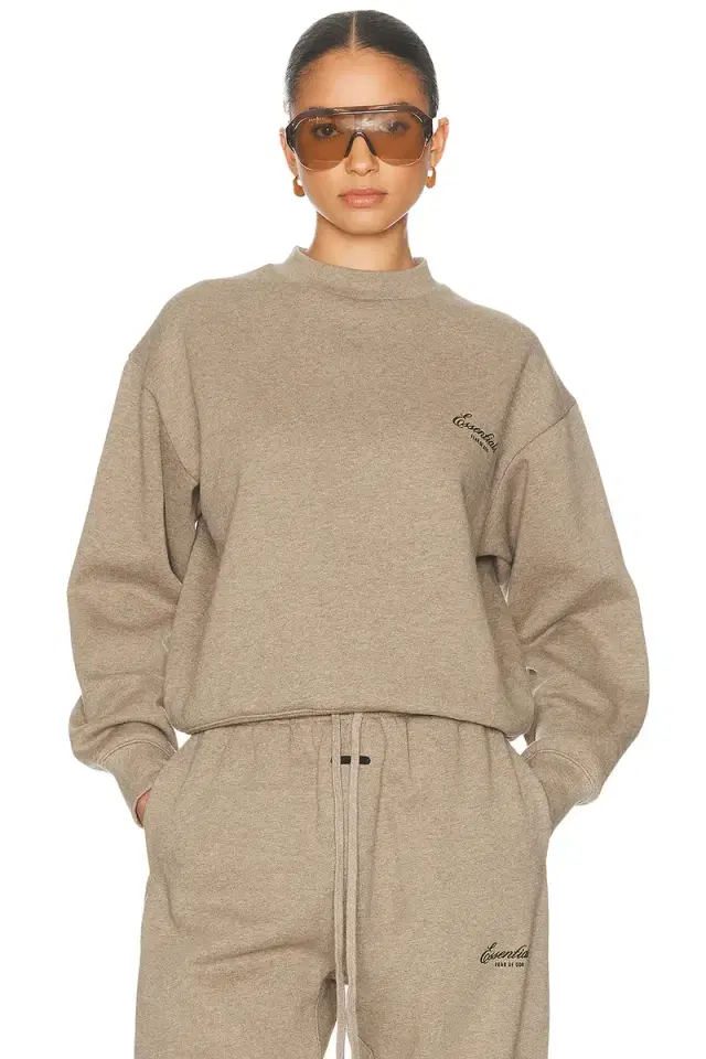 Fear of God ESSENTIALS Classic Crewneck Fleece Sweatshirt