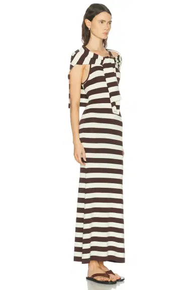 Monse Back Knot Knitted Maxi Dress | Thumbnail 3 Monse Back Knot Knitted Maxi Dress | Thumbnail 3