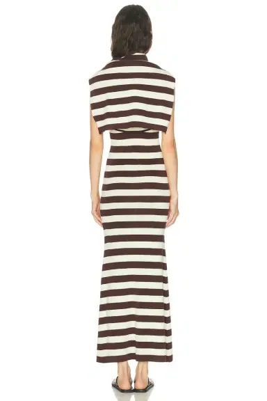 Monse Back Knot Knitted Maxi Dress | Thumbnail 4 Monse Back Knot Knitted Maxi Dress | Thumbnail 4