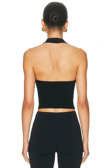 ENZA COSTA Silk Rib U Neck Halter Top | Thumbnail 3