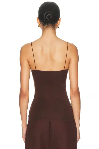 ENZA COSTA Supima Cotton Essential Strappy Tank Top | Thumbnail 3