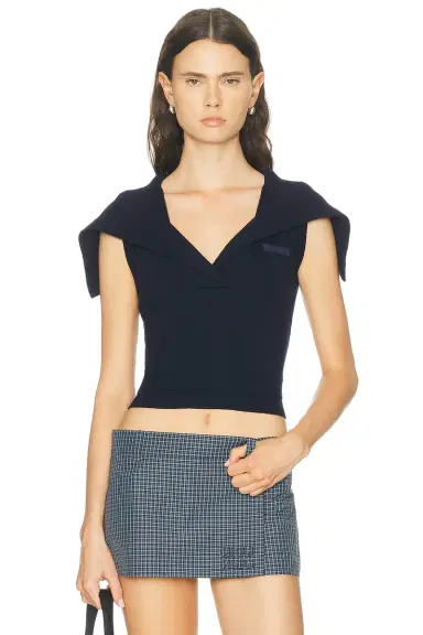 Monse Double Sailor Collar Sweater Vest | Thumbnail 1 Monse Double Sailor Collar Sweater Vest | Thumbnail 1
