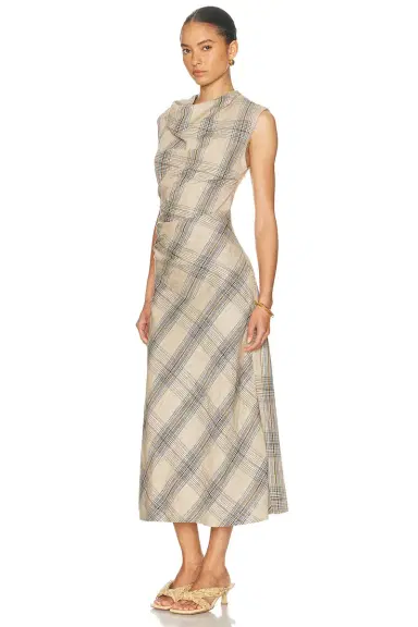 Simkhai Burke Midi Dress | Thumbnail 3 Simkhai Burke Midi Dress | Thumbnail 3