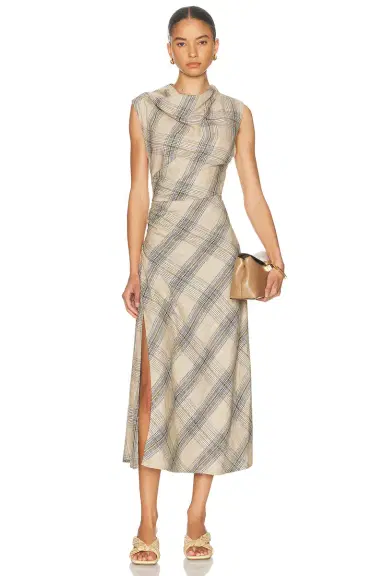 Simkhai Burke Midi Dress | Thumbnail 1 Simkhai Burke Midi Dress | Thumbnail 1