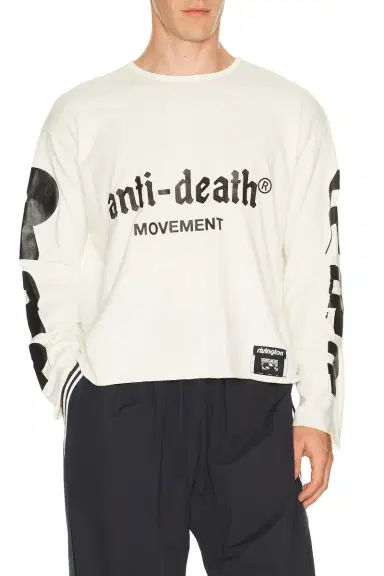 RRR123 Anti Death Enemy Longsleeve Tee | Thumbnail 2
