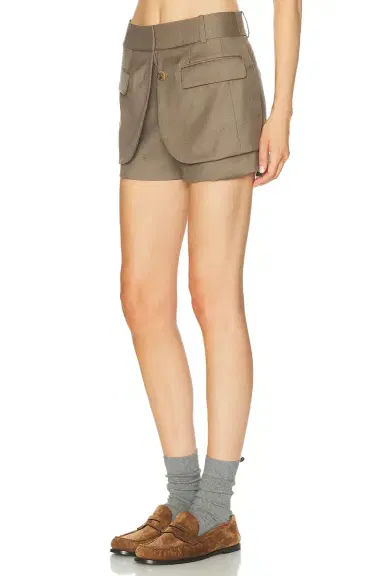 Monse Jacket Hem Short | Thumbnail 3 Monse Jacket Hem Short | Thumbnail 3