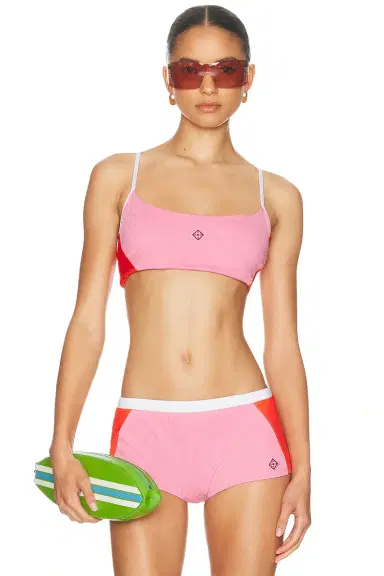 Casablanca Monogram Bikini Top | Thumbnail 1