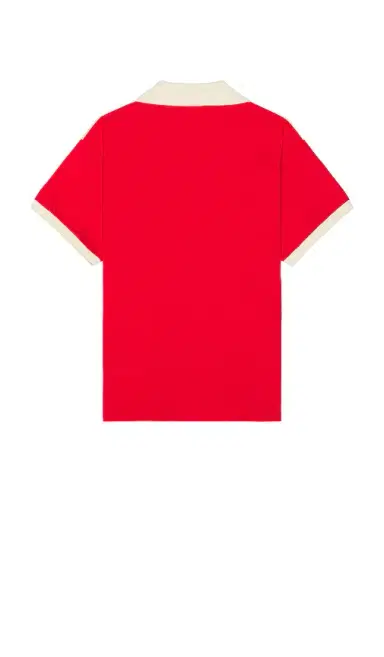 Found Goji Red Collar Print Jersey | Thumbnail 2