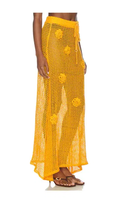 Maaji Golden Blossom Glacier Maxi Skirt | Thumbnail 2