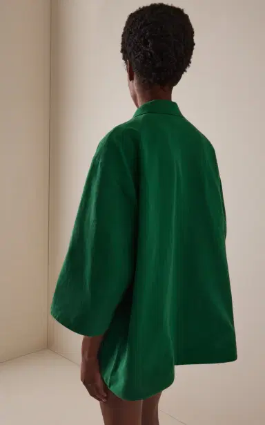 Prada Cotton Pique Polo Jacket | Thumbnail 4