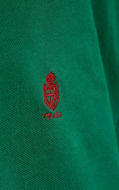 Prada Cotton Pique Polo Jacket | Thumbnail 5