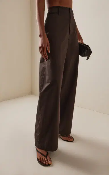 Lemaire Large Cotton Chino Pants | Thumbnail 3