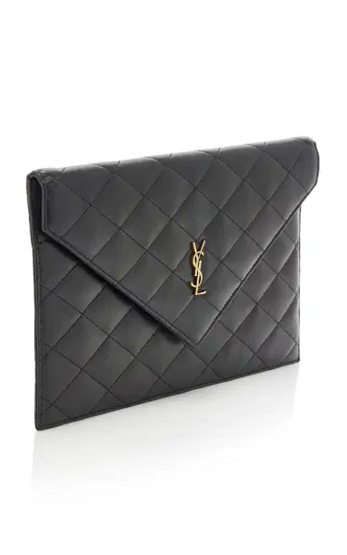 Saint Laurent Paris Leather Pouch | Thumbnail 3 Saint Laurent Paris Leather Pouch | Thumbnail 3