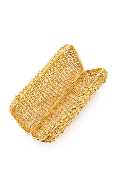 Saint Laurent Woven-Metal Evening Clutch | Thumbnail 5 Saint Laurent Woven-Metal Evening Clutch | Thumbnail 5