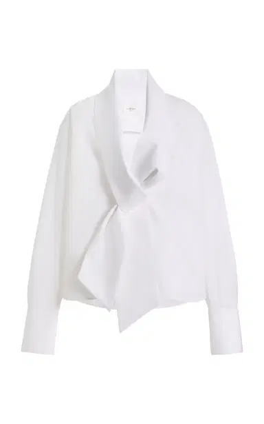 Saint Laurent Lavallière Cotton-Poplin Shirt | Thumbnail 3 Saint Laurent Lavallière Cotton-Poplin Shirt | Thumbnail 3