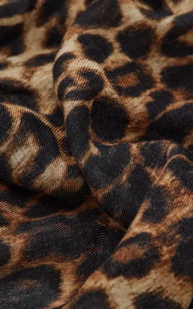 Saint Laurent Large Leopard Silk Scarf | Thumbnail 3 Saint Laurent Large Leopard Silk Scarf | Thumbnail 3