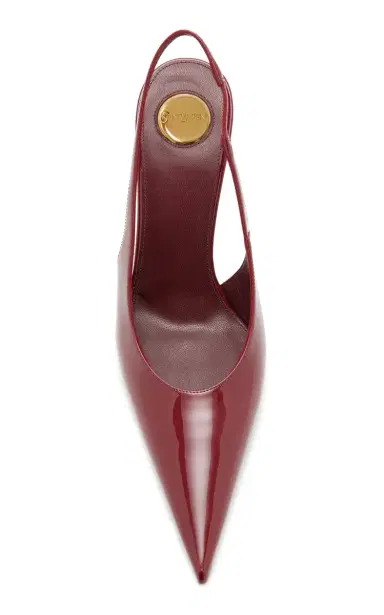 Saint Laurent Guermantes Patent Leather Slingback Pumps | Thumbnail 3 Saint Laurent Guermantes Patent Leather Slingback Pumps | Thumbnail 3