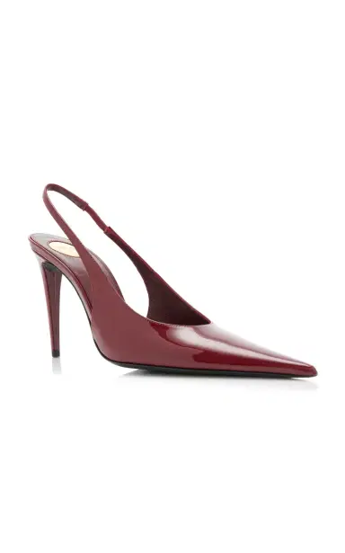 Saint Laurent Guermantes Patent Leather Slingback Pumps | Thumbnail 4 Saint Laurent Guermantes Patent Leather Slingback Pumps | Thumbnail 4