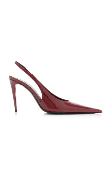 Saint Laurent Guermantes Patent Leather Slingback Pumps | Thumbnail 6 Saint Laurent Guermantes Patent Leather Slingback Pumps | Thumbnail 6