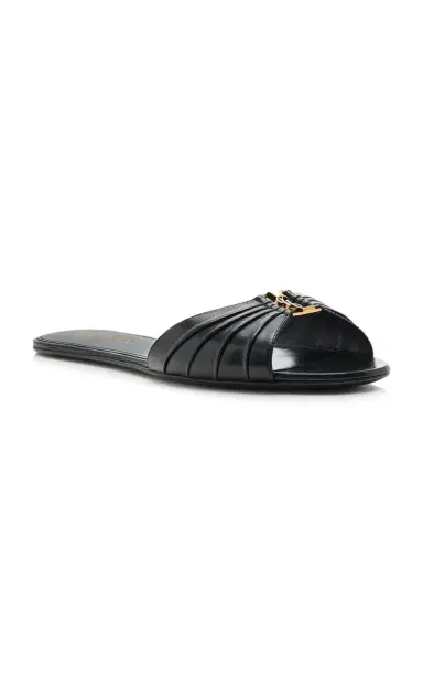 Saint Laurent Babylon Leather Mules | Thumbnail 4 Saint Laurent Babylon Leather Mules | Thumbnail 4