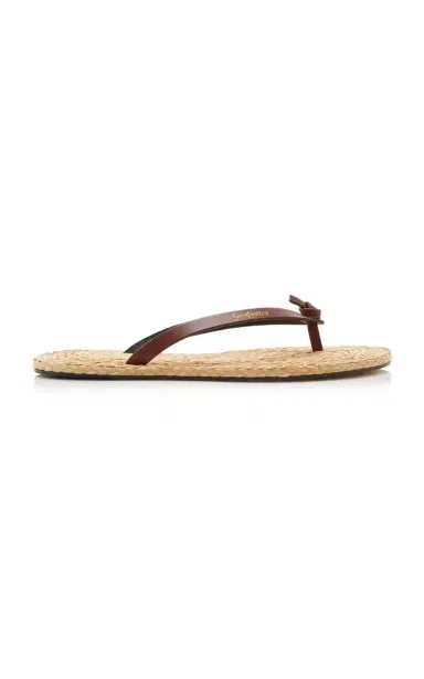 Saint Laurent Pool Jute Sandals | Thumbnail 6 Saint Laurent Pool Jute Sandals | Thumbnail 6