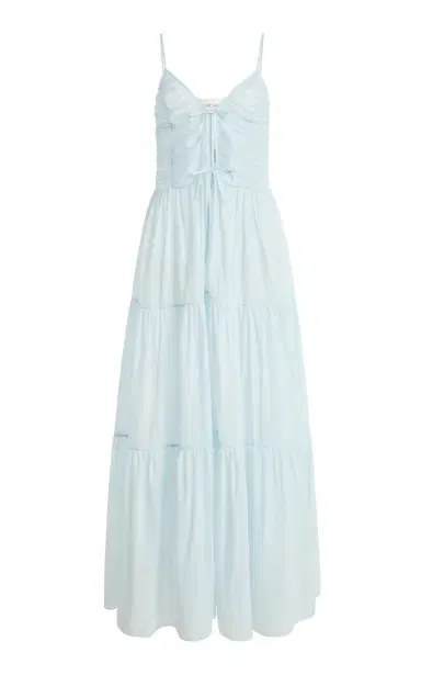 Moré Noir Maeve Cotton-Silk Voile Dress | Thumbnail 6 Moré Noir Maeve Cotton-Silk Voile Dress | Thumbnail 6