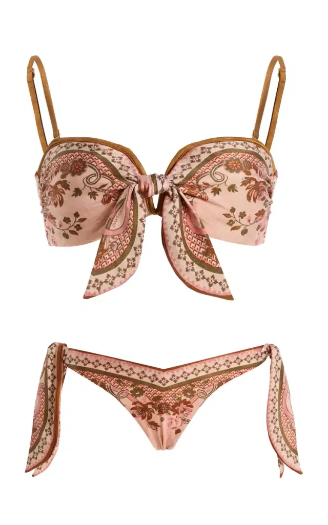Zimmermann Aster Scarf-Detailed Bikini