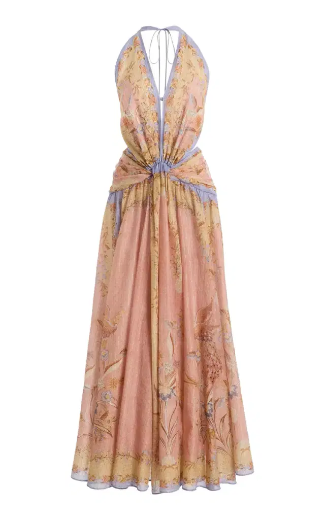 Indra Cotton-Blend Maxi Dress
