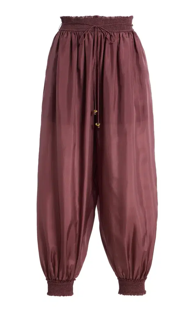 Aster Silk Harem Pants