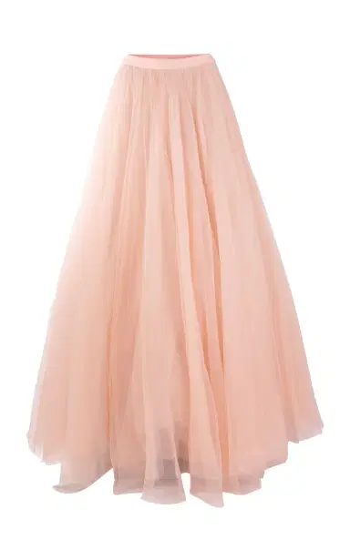 La Fuori Ballet Rose Embellished Tulle Maxi Skirt | Thumbnail 5