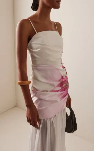 Significant Other Jamila Floral Satin Gown | Thumbnail 2 Significant Other Jamila Floral Satin Gown | Thumbnail 2
