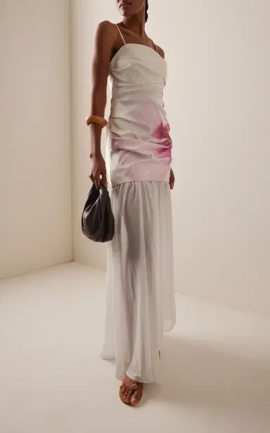 Significant Other Jamila Floral Satin Gown | Thumbnail 3 Significant Other Jamila Floral Satin Gown | Thumbnail 3