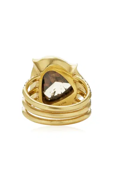Sylva & Cie Triple Shank Champgne Diamond Ring | Thumbnail 5 Sylva & Cie Triple Shank Champgne Diamond Ring | Thumbnail 5