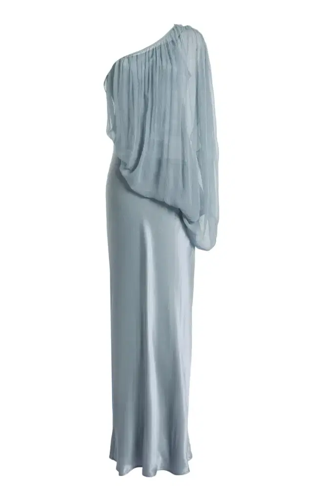 Third Form Exclusive Solstice One-Shoulder Chiffon Maxi Dress