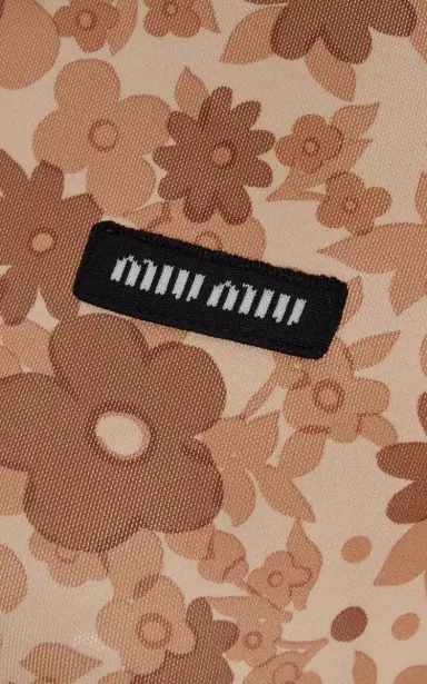 Miu Miu Floral Jersey Mini Dress | Thumbnail 5 Miu Miu Floral Jersey Mini Dress | Thumbnail 5